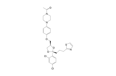 1-ACETYL-4-[4-[cis-2-(2,4-DICHLOROPHENYL)-2-[3-(2-THIAZOLYL)-PROPYL]-1,3-DIOXOLANE-4-YL]-METHYLENEOXY]-PHENYL]-PIPERAZINE
