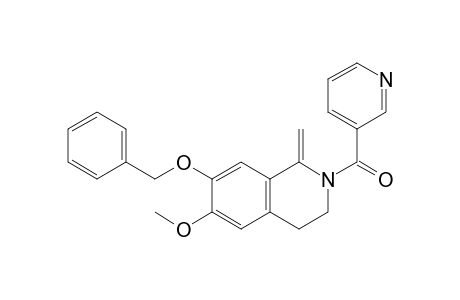 Isoquinoline, 1,2,3,4-tetrahydro-6-methoxy-1-methylene-7-(phenylmethoxy)-2-(3-pyridinylcarbonyl)-