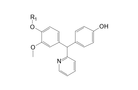 Bisacodyl-M (bis-deacetyl-HO-methoxy- glucuronide) ##