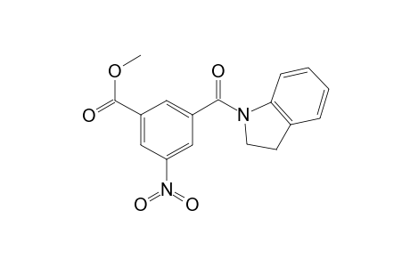 Methyl 3-(2,3-dihydro-1H-indol-1-ylcarbonyl)-5-nitrobenzoate