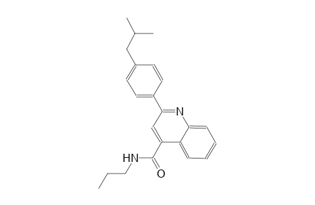 2-(4-isobutylphenyl)-N-propyl-4-quinolinecarboxamide