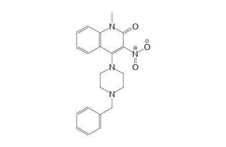 4-(4-benzyl-1-piperazinyl)-1-methyl-3-nitro-2(1H)-quinolinone