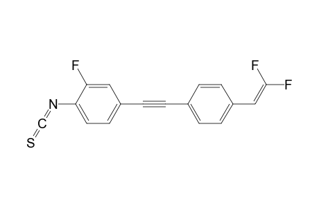 4-((4-(2,2-difluorovinyl)phenyl)ethynyl)-2-fluoro-isothiocyanobenzene