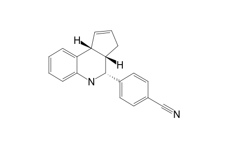 4-((3Asr,4rs,9brs)-3A,4,5,9B-tetrahydro-3H-cyclopenta[C]-quinolin-4-yl)benzonitrile