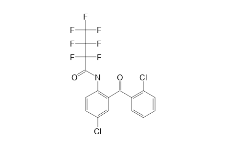 2-Amino-2',5-dichlorobenzophenone, N-heptafluorobutyryl-