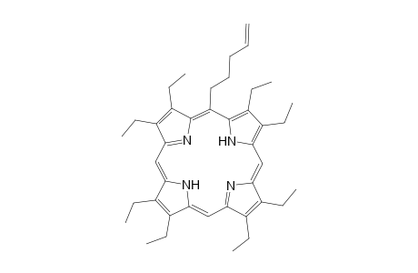 2,3,7,8,12,13,17,18-Octaethyl-5-(5-pentenyl)-porphyrin