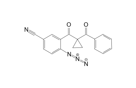 4-Azido-3-(1-benzoylcyclopropanecarbonyl)benzonitrile