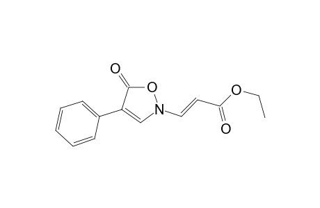 Ethyl (E)-3-(5-oxo-4-phenyl-2,5-dihydroisoxazol-2-yl)propenoate