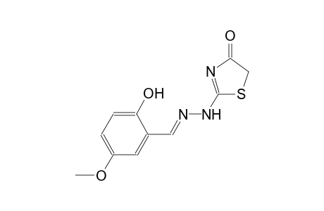 benzaldehyde, 2-hydroxy-5-methoxy-, (4,5-dihydro-4-oxo-2-thiazolyl)hydrazone