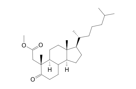 Methyl 5-oxo-3,4-dinor-2,3-secocholestan-2-oate