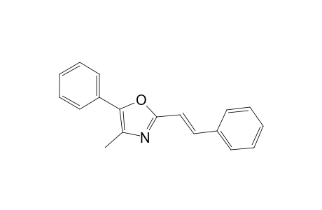 2-(2-Phenylvinyl)-4-methyl-5-phenyloxazole