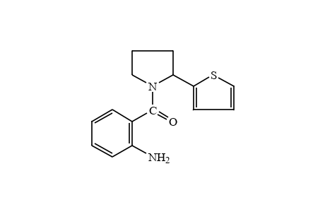 1-ANTHRANILOYL-2-(2-THIENYL)PYRROLIDINE