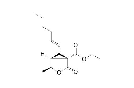 1-ETHOXYCARBONYL-4-METHYL-6-(E-1-HEXENYL)-3-OXABICYCLO[3.1.0]HEXAN-2-ONE