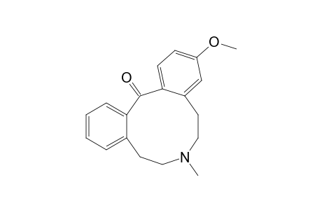 3-Methoxy-7-methyl-6,7,8,9-tetrahydrodibenz[d,g]azecin-14(5H)-one