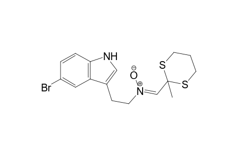 1H-Indole-3-ethanamine, 5-bromo-N-[(2-methyl-1,3-dithian-2-yl)methylene]-, N-oxide, (Z)-