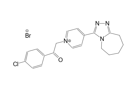1-[2-(4-chlorophenyl)-2-oxoethyl]-4-(6,7,8,9-tetrahydro-5H-[1,2,4]triazolo[4,3-a]azepin-3-yl)pyridinium bromide