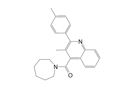 4-(hexahydro-1H-azepin-1-ylcarbonyl)-3-methyl-2-(4-methylphenyl)quinoline