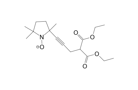 2,5,5-Trimethyl-2-[4-(diethoxycarbonyl)but-1-ynyl)pyrrolidin-1-yloxyl radical
