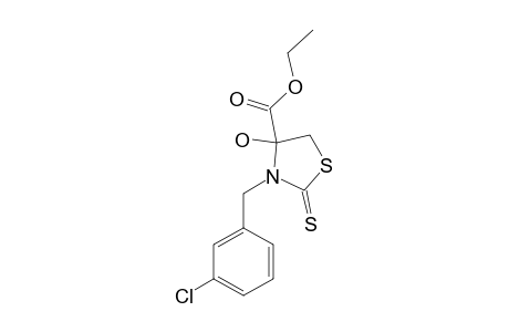 3-(3-chlorobenzyl)-4-hydroxy-2-thioxo-thiazolidine-4-carboxylic acid ethyl ester