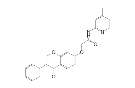 acetamide, N-(4-methyl-2-pyridinyl)-2-[(4-oxo-3-phenyl-4H-1-benzopyran-7-yl)oxy]-