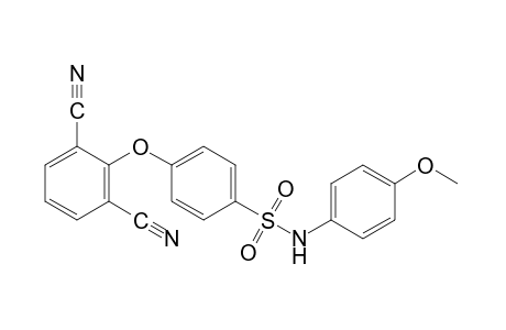 4-(2,6-dicyanophenoxy)benzenesulfon-p-anisidide