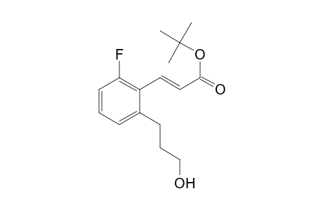 (E)-tert-Butyl 3-(2-fluoro-6-(3-hydroxypropyl)phenyl)acrylate