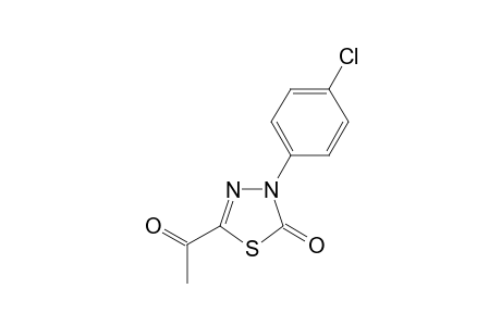 5-acetyl-3-(4-chlorophenyl)-1,3,4-thiadiazol-2-one