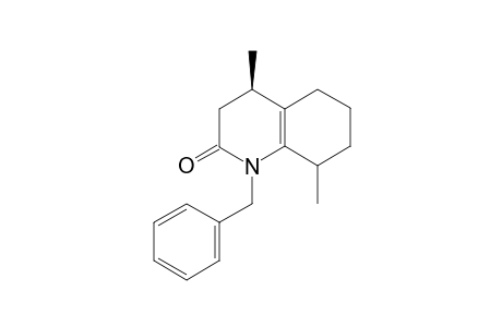 1-BENZYL-4,8-DIMETHYL-3,4,5,6,7,8-HEXAHYDROQUINOLIN-2(1H)-ONE