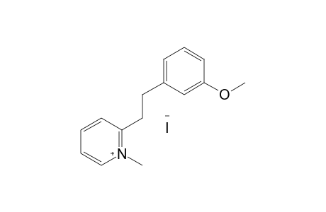 2-(m-METHOXYPHENETHYL)-1-METHYLPYRIDINIUM IODIDE