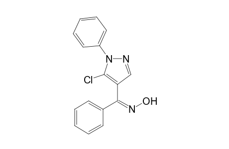 (5-chloro-1-phenyl-4-pyrazolyl)-phenylmethanone oxime