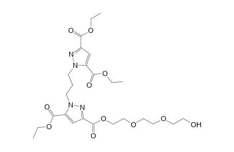 1-[3,5-Bis(ethoxycarbonyl)-1H-pyrazol-1-yl]-3-[5-ethoxycarbonyl-3-(8-hydroxy-3,6-dioxaoctyloxycarbonyl)-1H-pyrazol-1-yl]propane