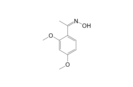 2,4-Dimethoxyacetophenone oxime II