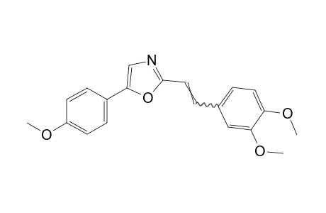 2-(3,4-dimethoxystyryl)-5-(p-methoxyphenyl)oxazole