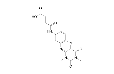 (2E)-4-[(1,3-dimethyl-2,4-dioxo-1,2,3,4-tetrahydrobenzo[g]pteridin-8-yl)amino]-4-oxo-2-butenoic acid