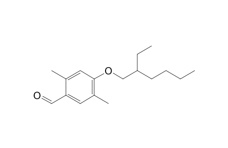 4-(2'-ethylhexyloxy)-2,5-dimethylbenzaldehyde