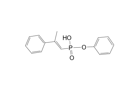 Phenyl hydrogen (1E)-2-phenyl-1-propenylphosphonate