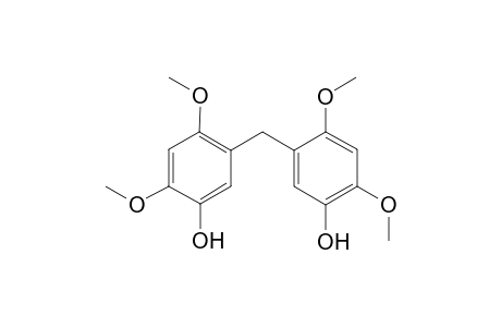 5,5'-diacetoxy-2,2',4,4'-tetramethoxydiphenylmethane-5,5'-diol