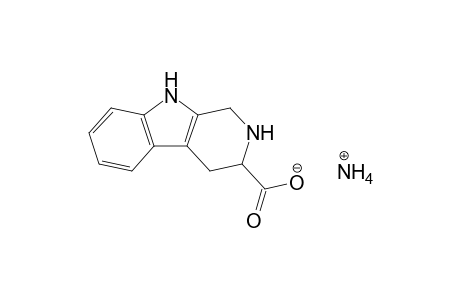 1H-Pyrido[3,4-b]indole-3-carboxylic acid, 2,3,4,9-tetrahydro-, ammonium salt