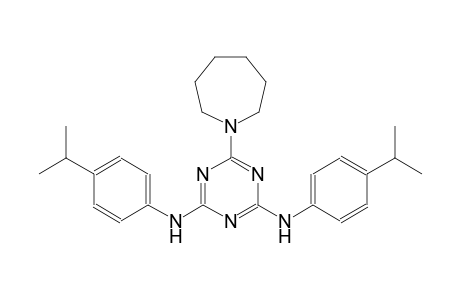 6-hexahydro-1H-azepin-1-yl-N~2~,N~4~-bis(4-isopropylphenyl)-1,3,5-triazine-2,4-diamine