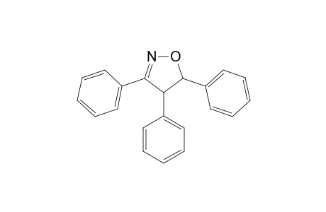 Isoxazole, 4,5-dihydro-3,4,5-triphenyl-, trans-