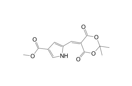 2,2-Dimethyl-5-[4'-(methoxycarbonyl)pyrrol-2'-ylidene]-1,3-dioxa-4,6-dione