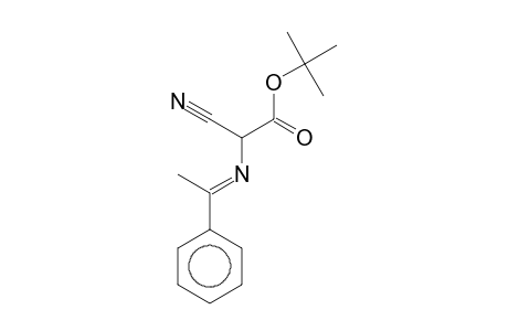 Acetic acid, cyano-.alpha.-(1-phenylethylidene)amino-, t-butyl ester
