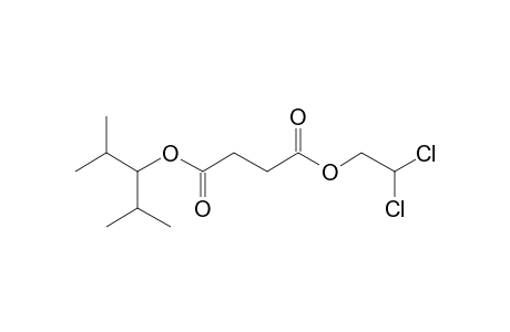 Succinic acid, 2,2-dichloroethyl 2,4-dimethylpent-3-yl ester