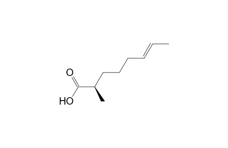 (2R,6E)-2-Methyloctenoic Acid