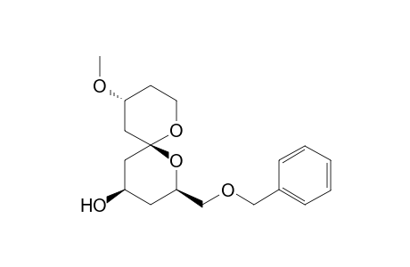 (2R,4R,6S,10R)-2-(Benzyloxy)methyl)-10-methoxy-1,7-dioxaspiro[5.5]undecan-4-ol