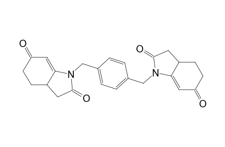 1-{4-[(2,6-Dioxo-2,3,3a,4,5,6-hexahydro-1H-indol-1-yl)methyl]benzyl}-3,3a,4,5-tetrahydro-1H-indole-2,6-dione