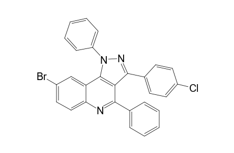 8-Bromo-3-(4-chlorophenyl)-1,4-diphenyl-1H-pyrazolo[4,3-c]quinoline
