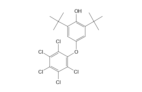 2,6-DI-tert-BUTYL-4-(PENTACHLOROPHENOXY)PHENOL