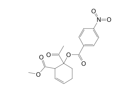 [1R*,2R*]-1-ACETYL-2-(METHOXYCARBONYL)-3-CYCLOHEXEN-1-YL-PARA-NITROBENZOATE