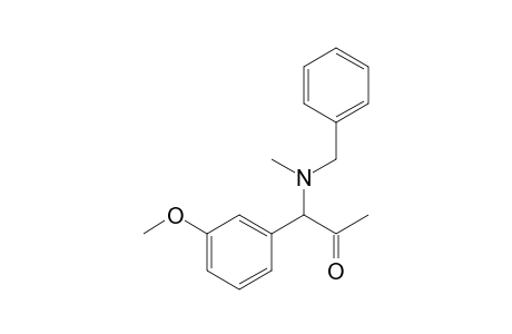 1-(N-Benzyl,N-methyl)amino-1-(3-methoxyphenyl)propan-2-one